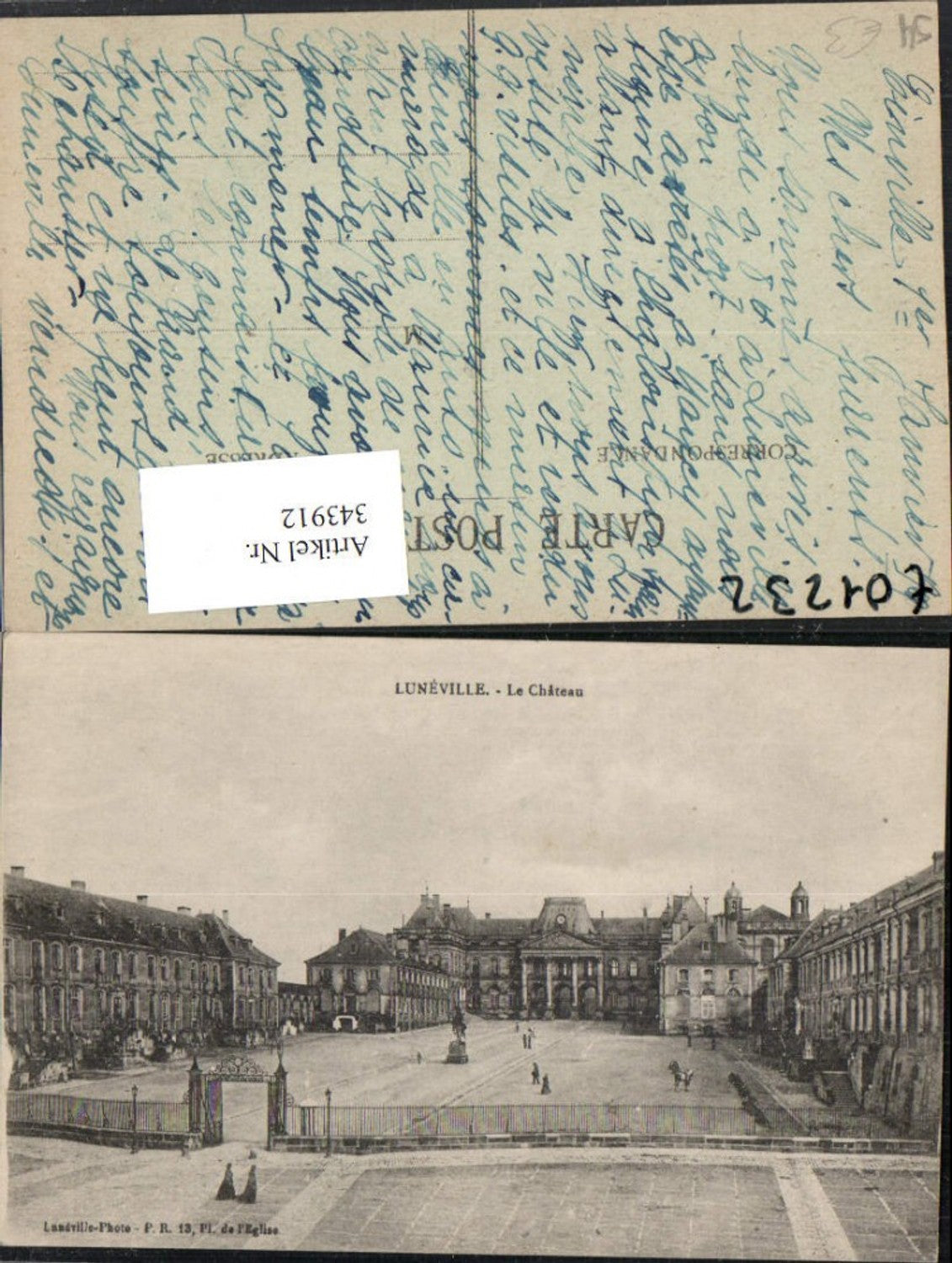 343912,Lothringen Meurthe-et-Moselle Luneville Le Chateau Schloss