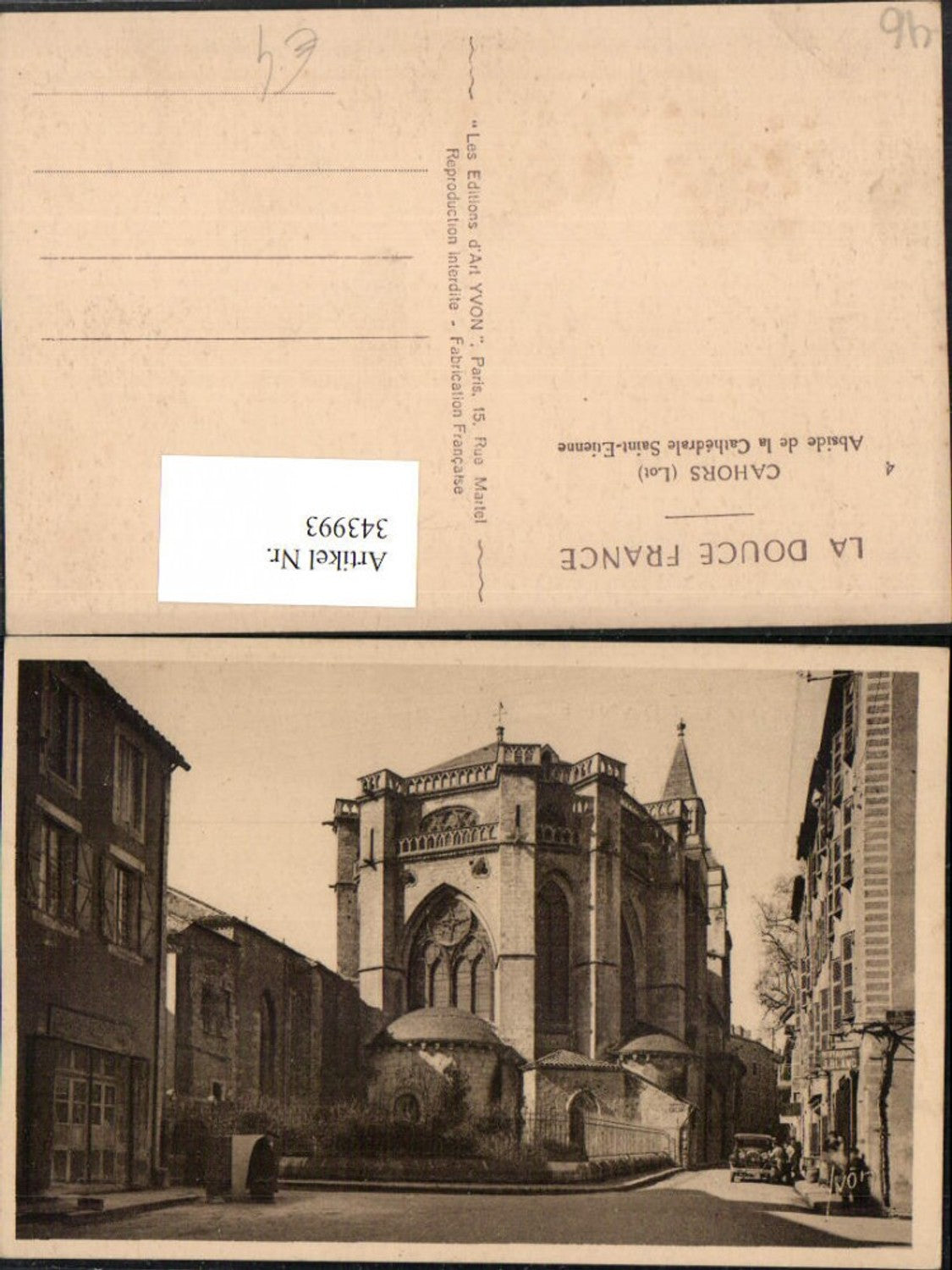 343993,Midi-Pyrenees Lot Cahors Abside de la Cathedrale Saint-Etienne Kirche