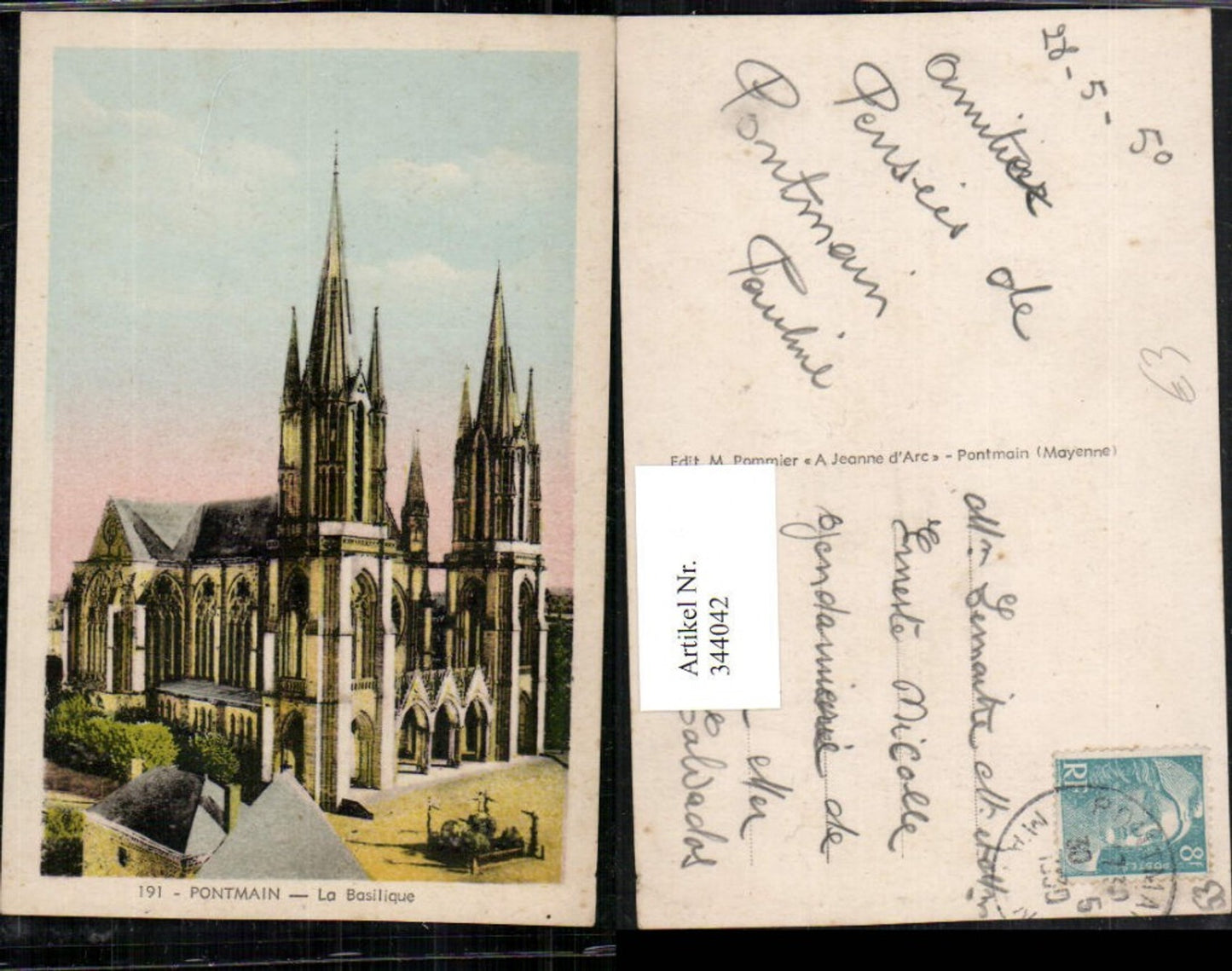 344042,Pays de la Loire Mayenne Pontmain La Basilique Kirche