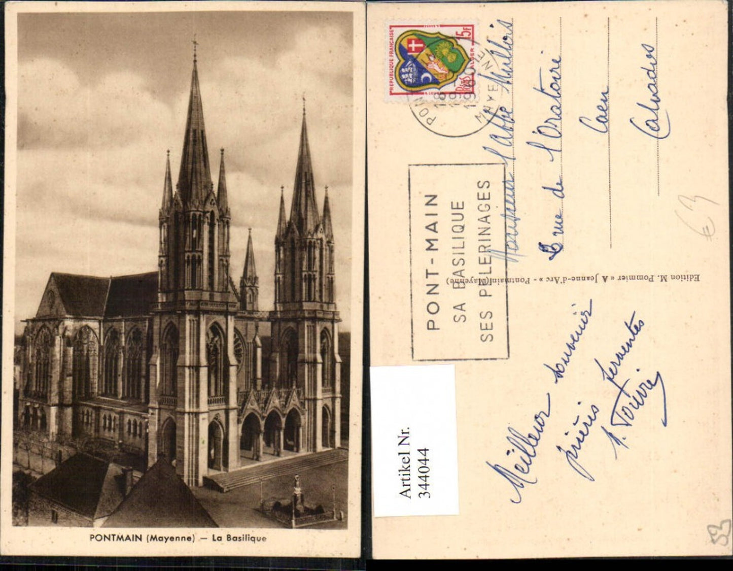 344044,Pays de la Loire Mayenne Pontmain La Basilique Kirche