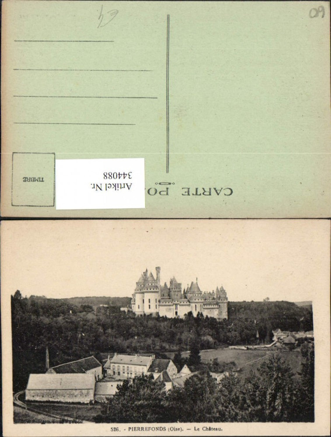 344088,Picardie Oise Pierrefonds Le Chateau Schloss