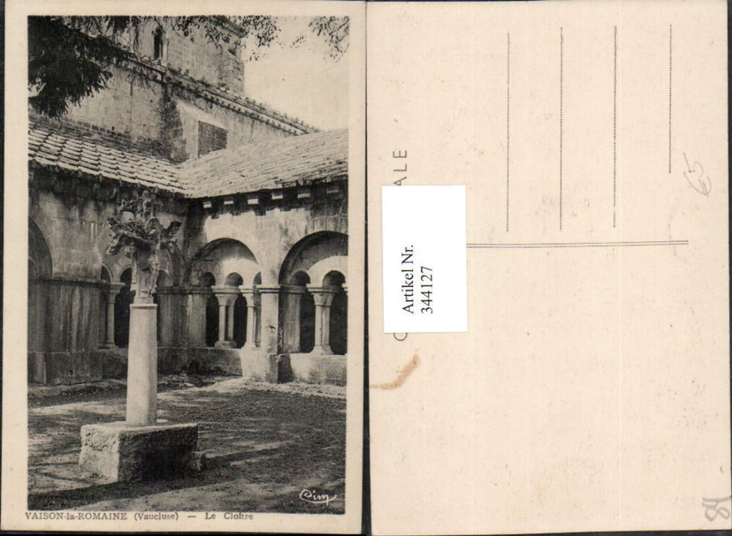 344127,Provence-Alpes-Cote-Azur Vaucluse Vaison-la-Romaine Le Cloitre Kloster