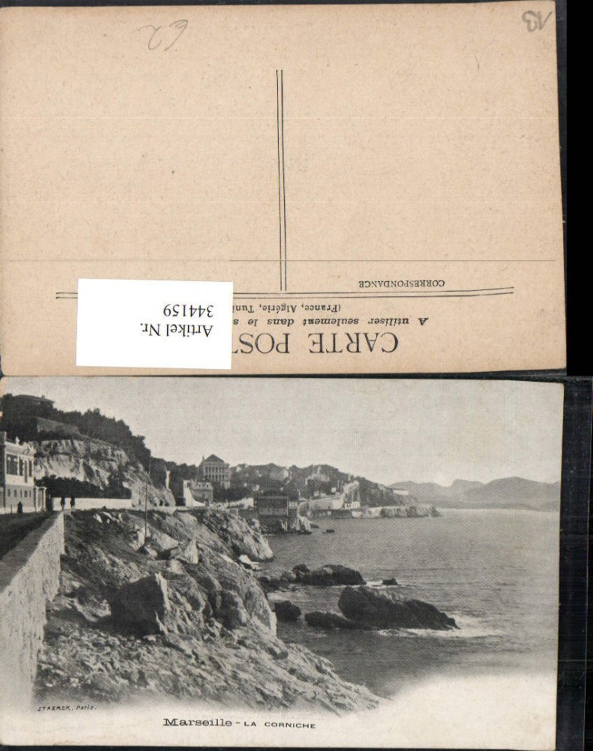 344159,Provence-Alpes-Cote-Azur Bouches-de-Rhone Marseille La Corniche Küste