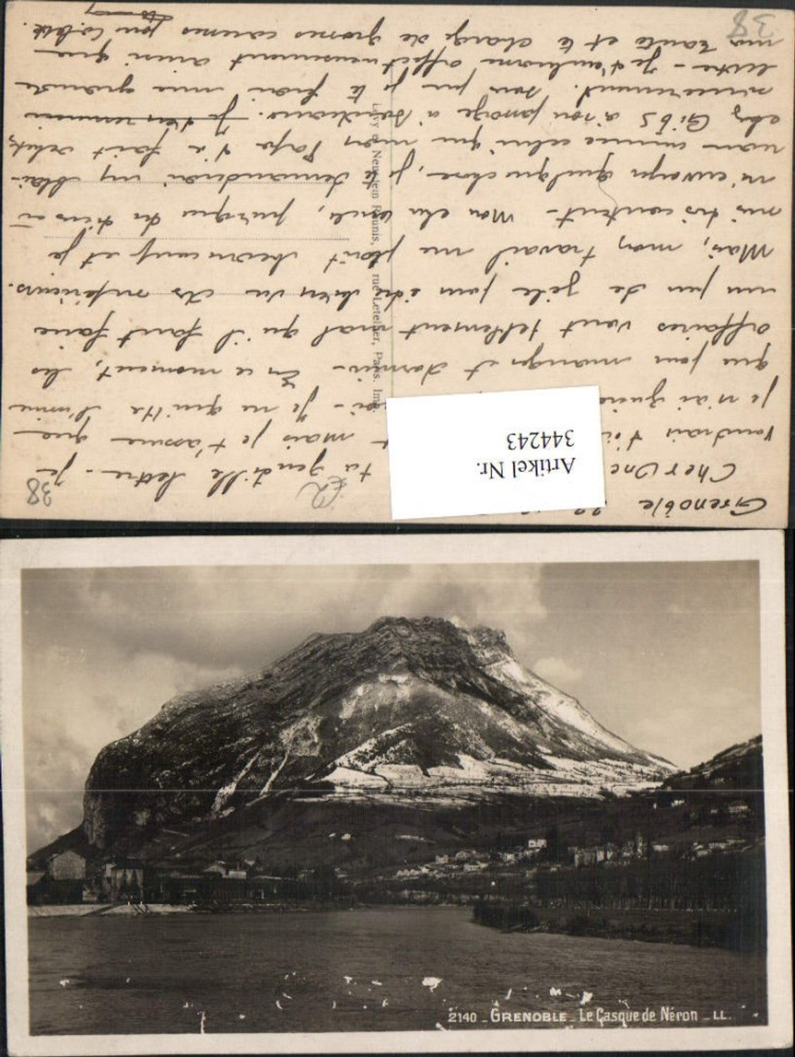 344243,Rhone-Alpes Isere Grenoble Le Casque de Neron Teilansicht Bergkulisse