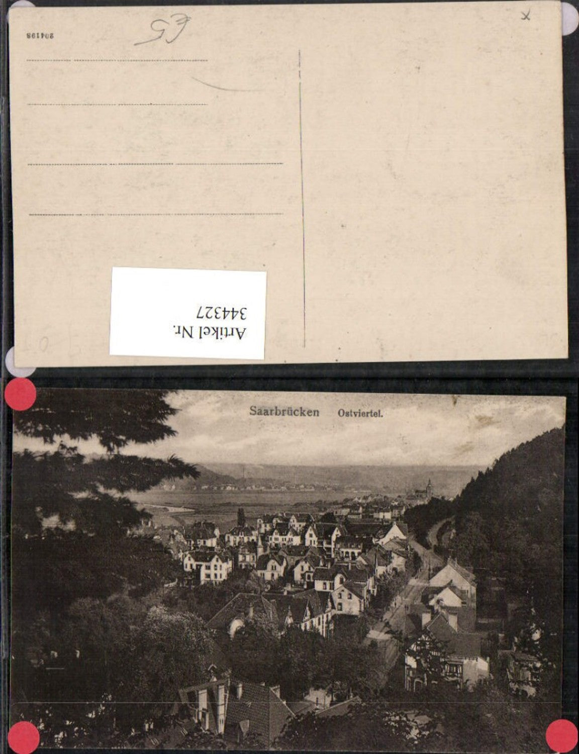 344327,Saarbrücken Ostviertel Teilansicht
