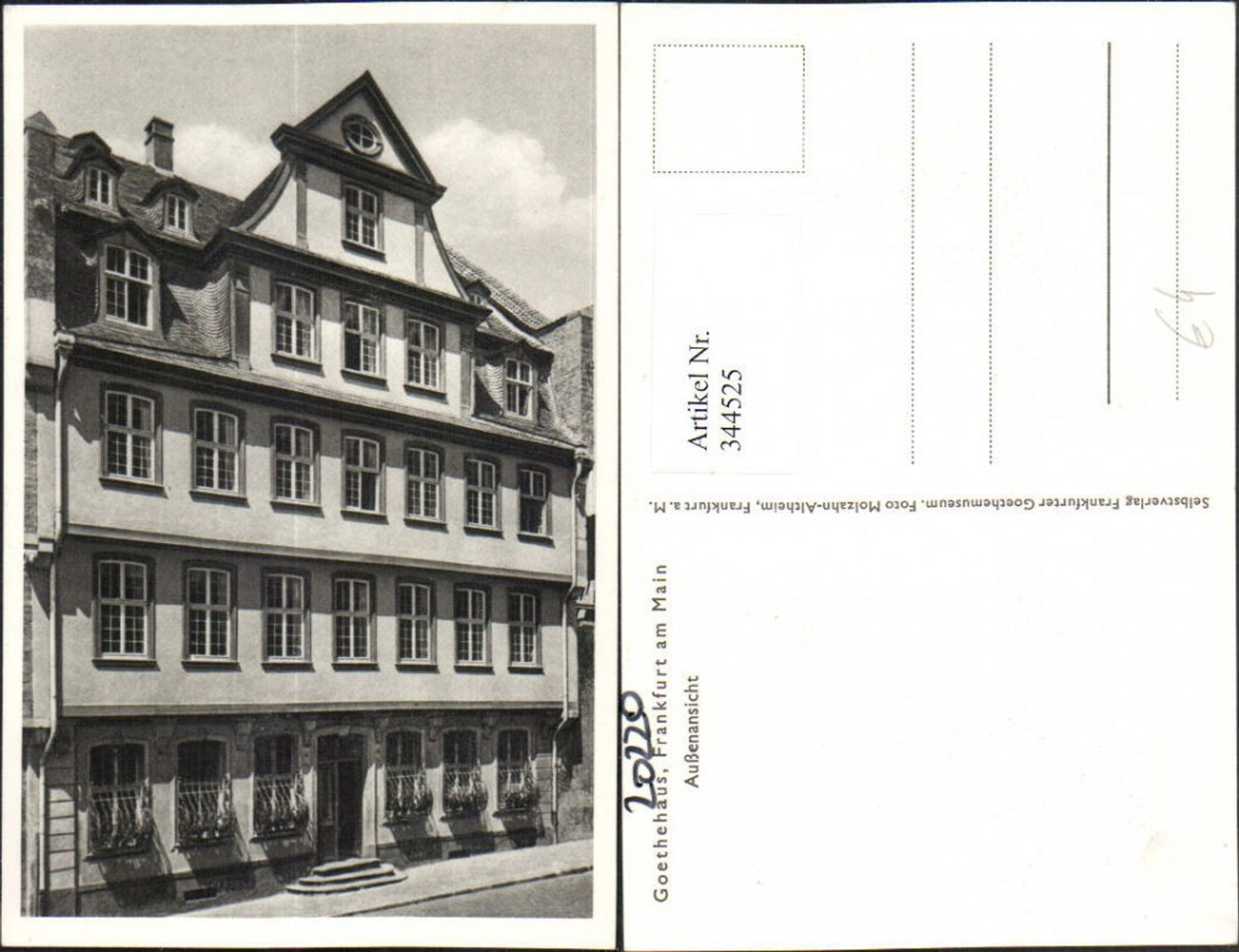 344525,Frankfurt am Main Goethehaus