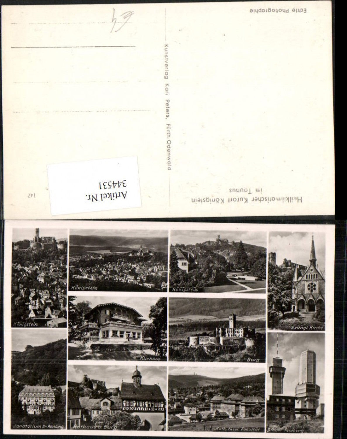 Alte Ansichtskarte – Old Postcard