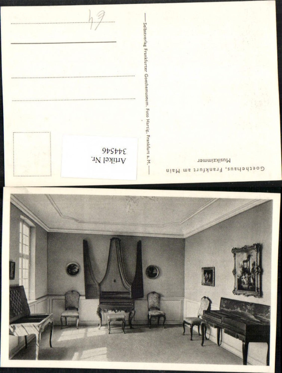 344546,Frankfurt am Main Goethehaus Musikzimmer Innenansicht