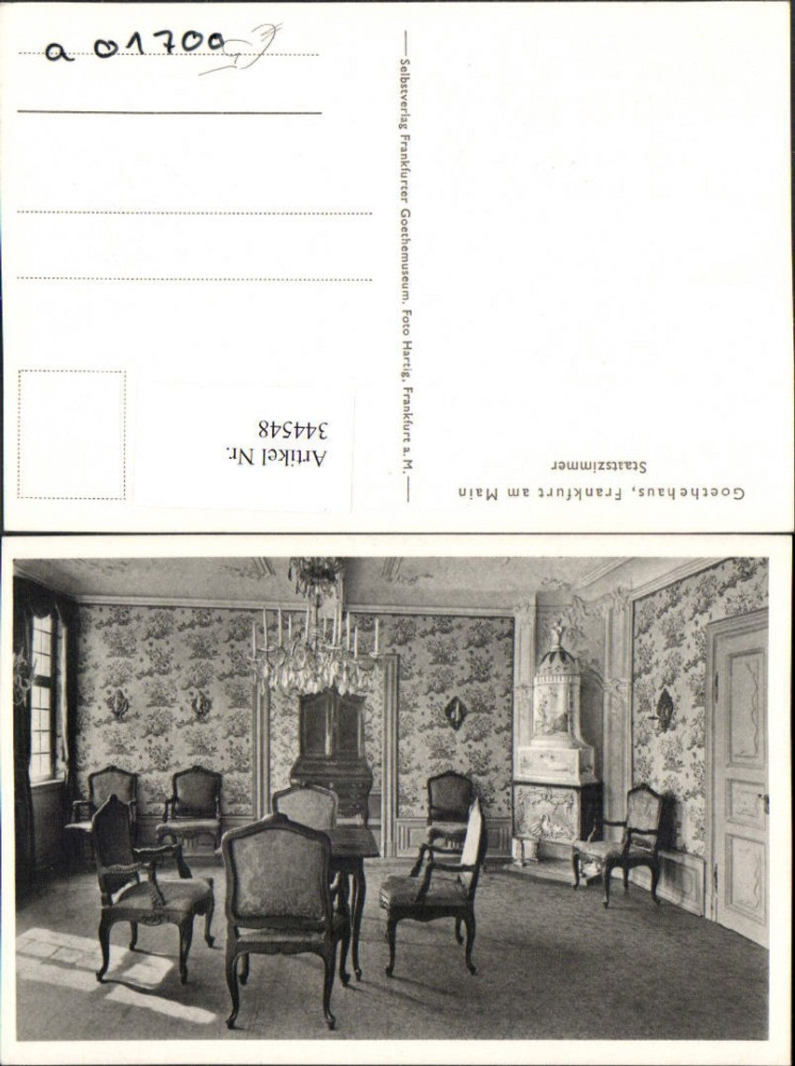 344548,Frankfurt am Main Goethehaus Staatszimmer Innenansicht