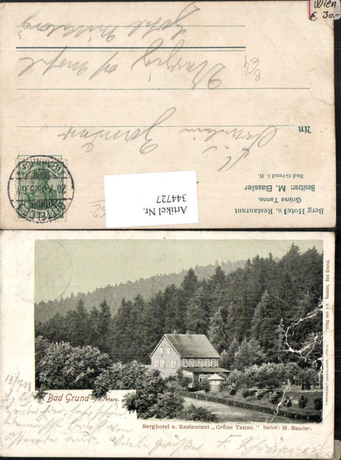 344727,Bad Grund im Harz Berghotel u. Restaurant Grüne Tanne