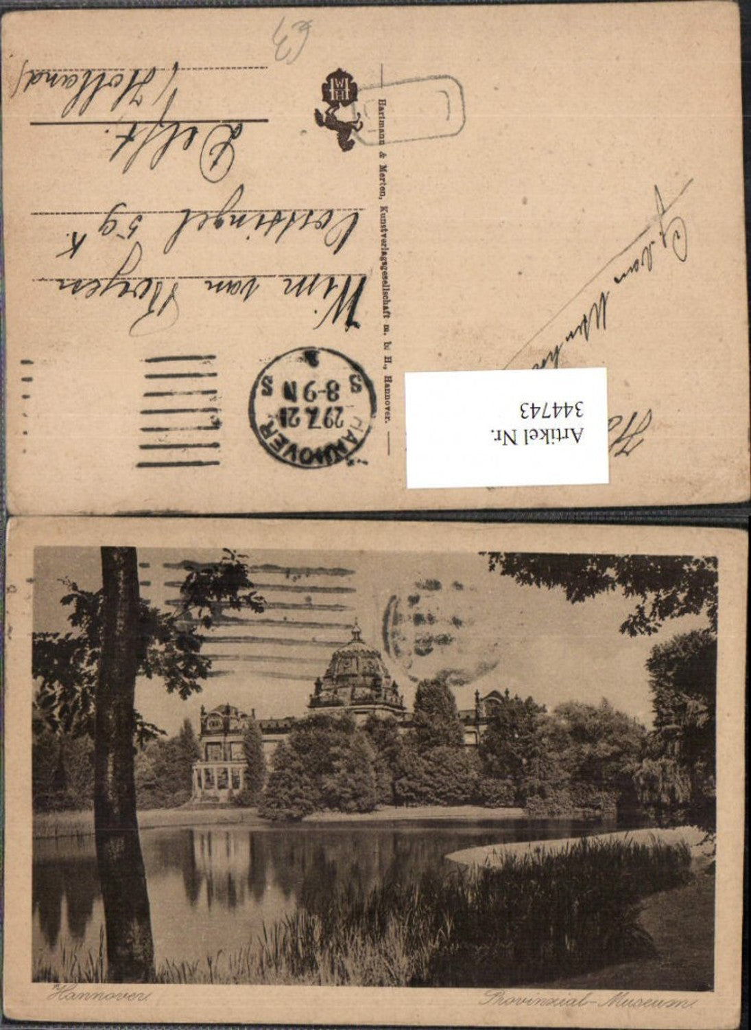 344743,Hannover Provinzial-Museum Gebäude