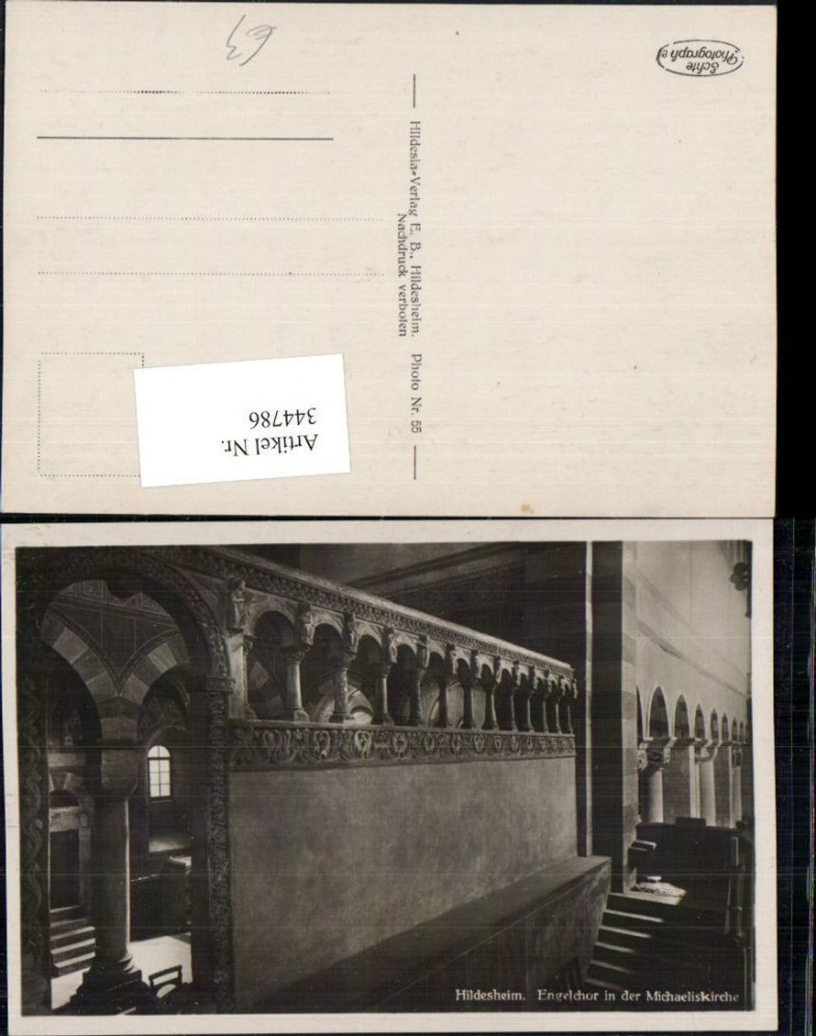 344786,Hildesheim Engelchor in der Michaeliskirche Kirche