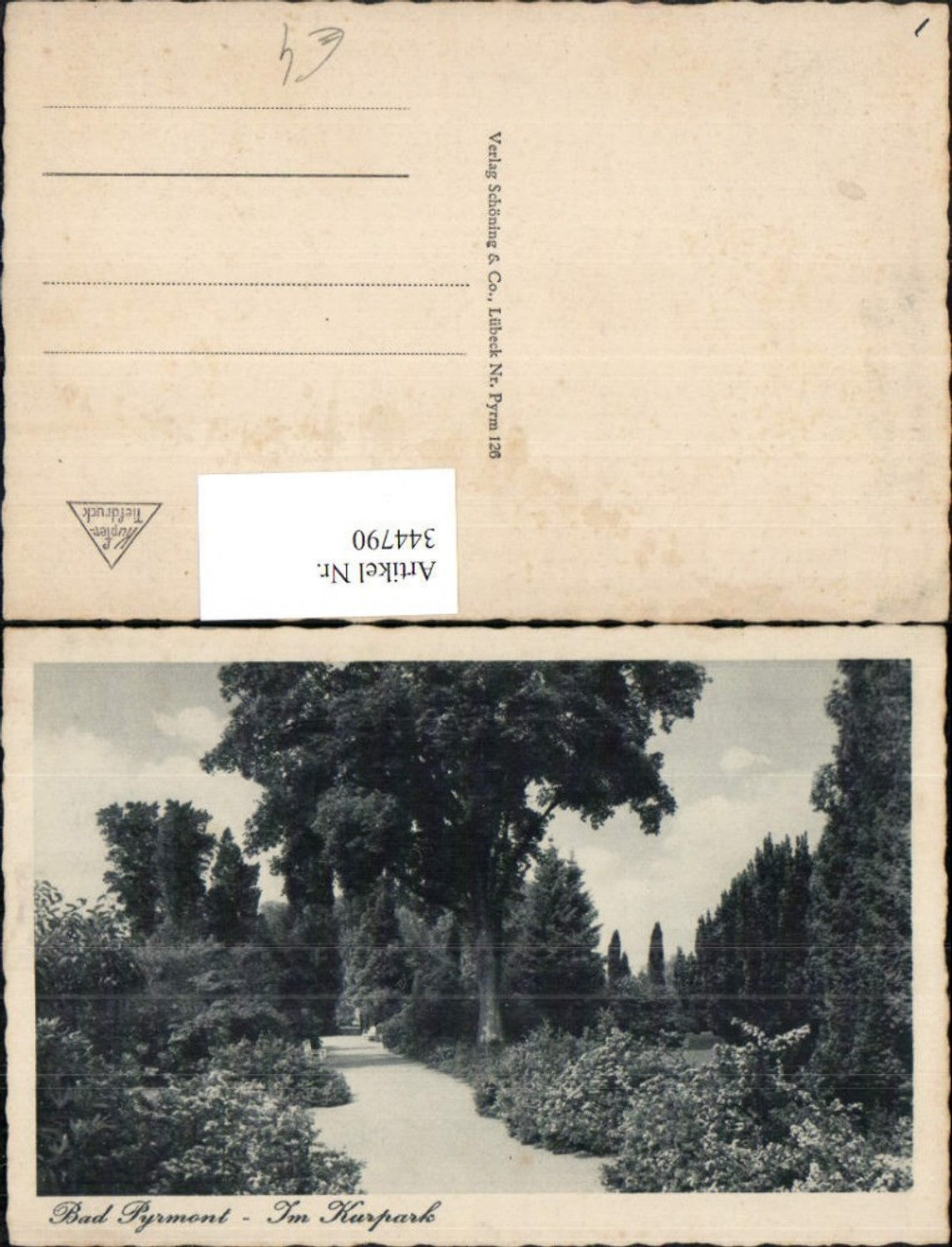 344790,Bad Pyrmont Im Kurpark Partie