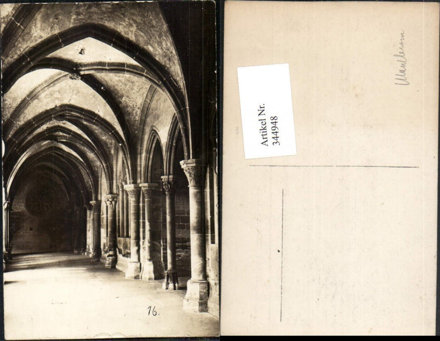 344948,Foto AK Kloster Maulbronn Gang