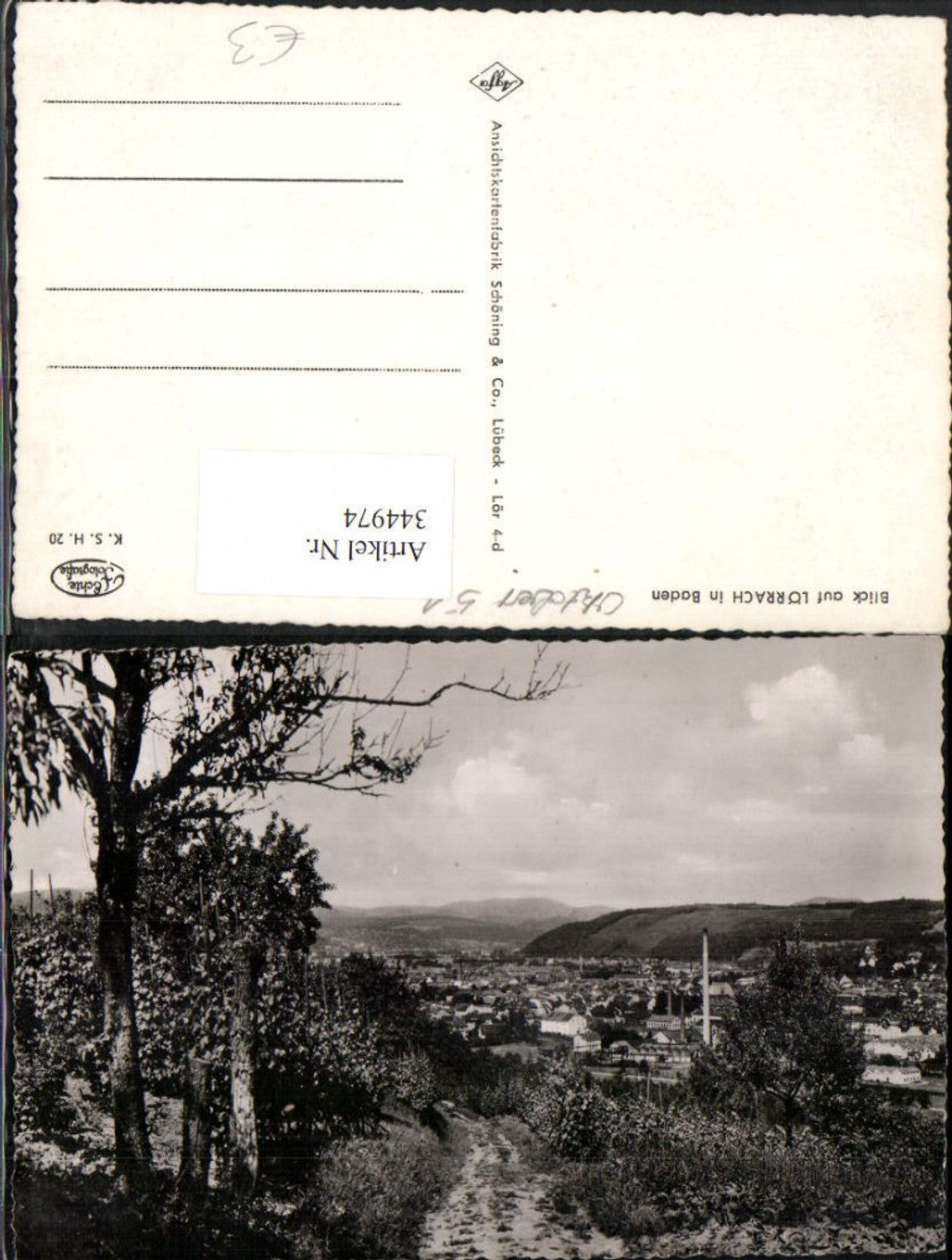 344974,Blick auf Lörrach Totale
