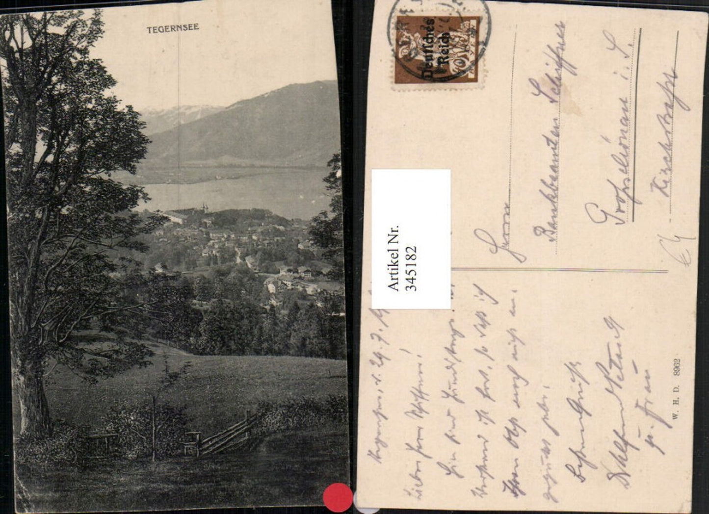 345182,Tegernsee Teilansicht m. See