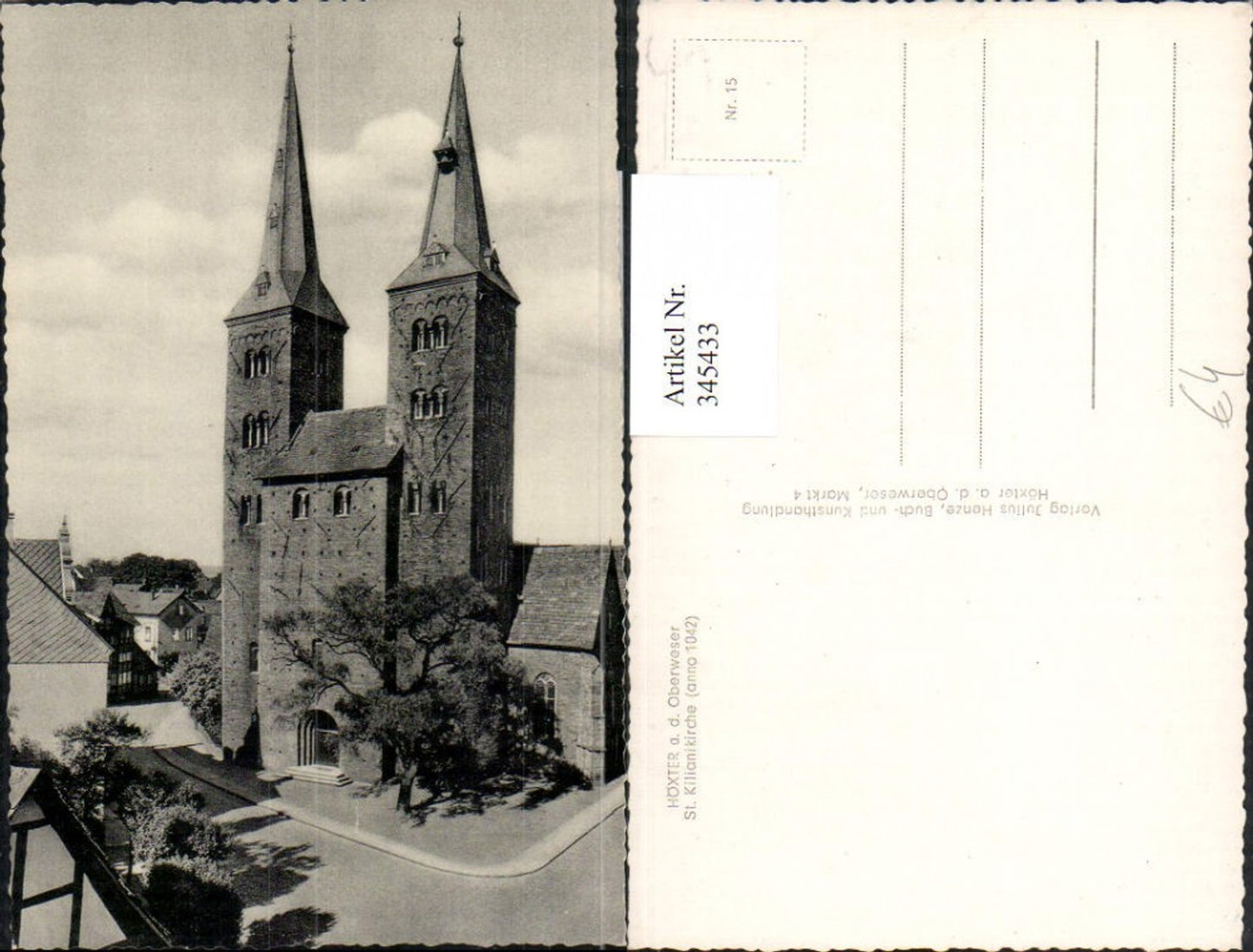 345433,Höxter an d. Oberweser St. Kilianikirche Kirche