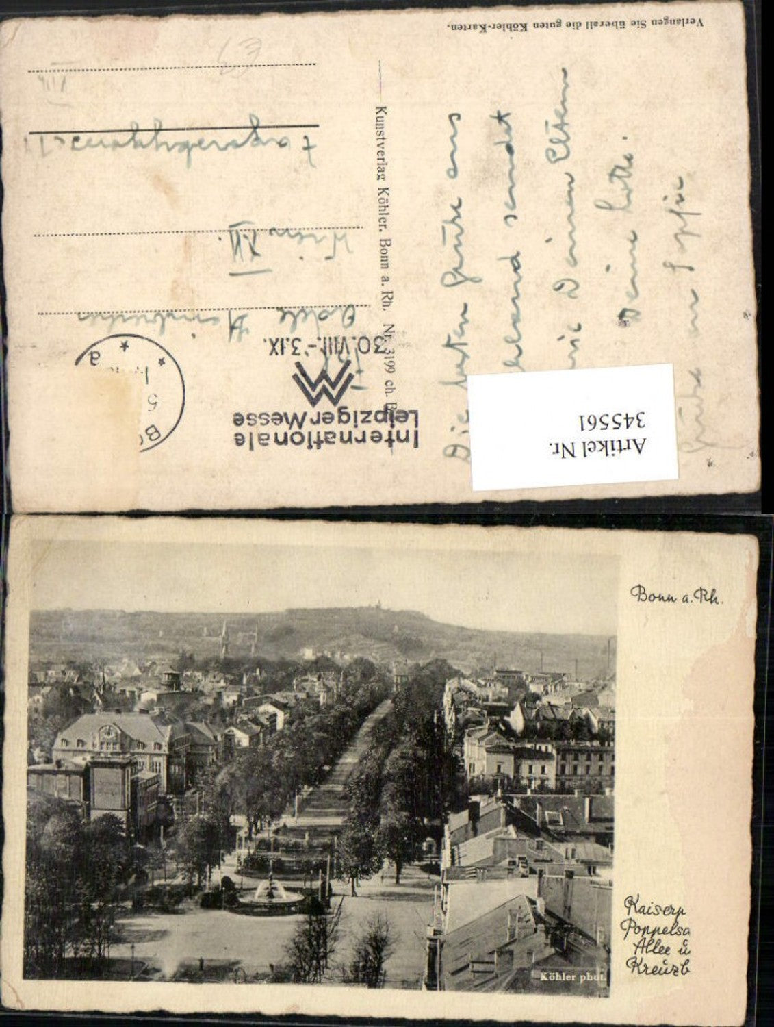 345561,Bonn am Rhein Kaiserplatz Allee u. Kreuzberg