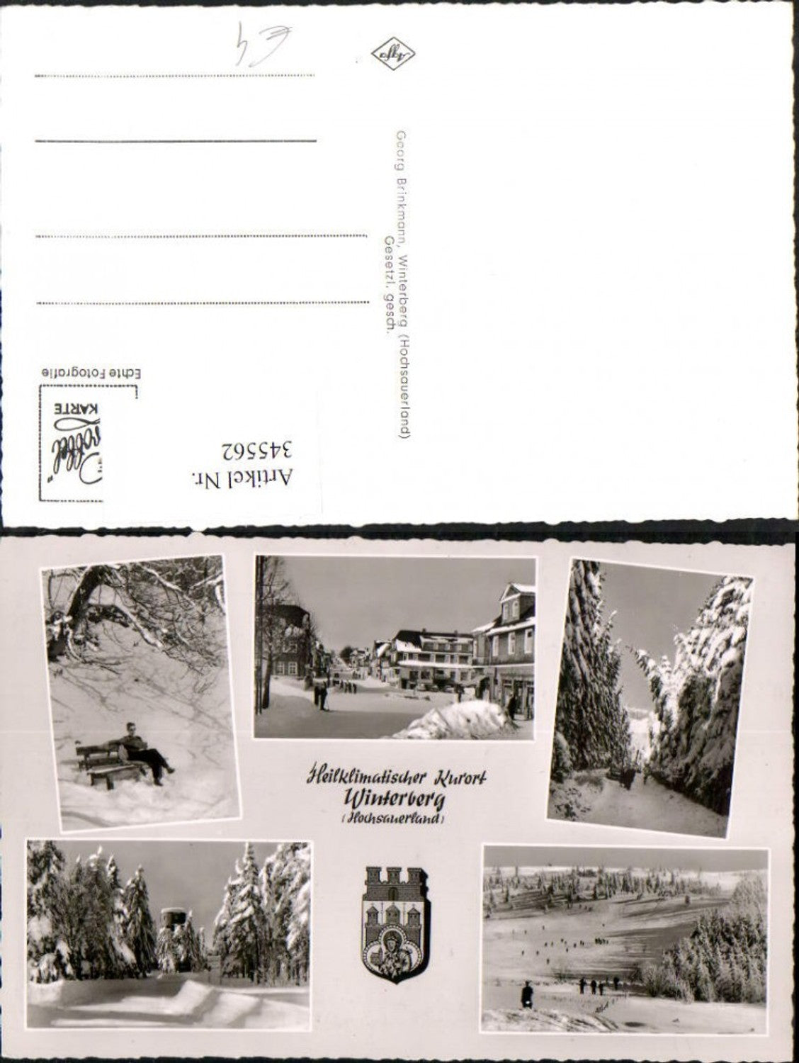 345562,Winterberg im Hochsauerland Straßenansicht Skipiste Winterbilder Mehrbildkarte