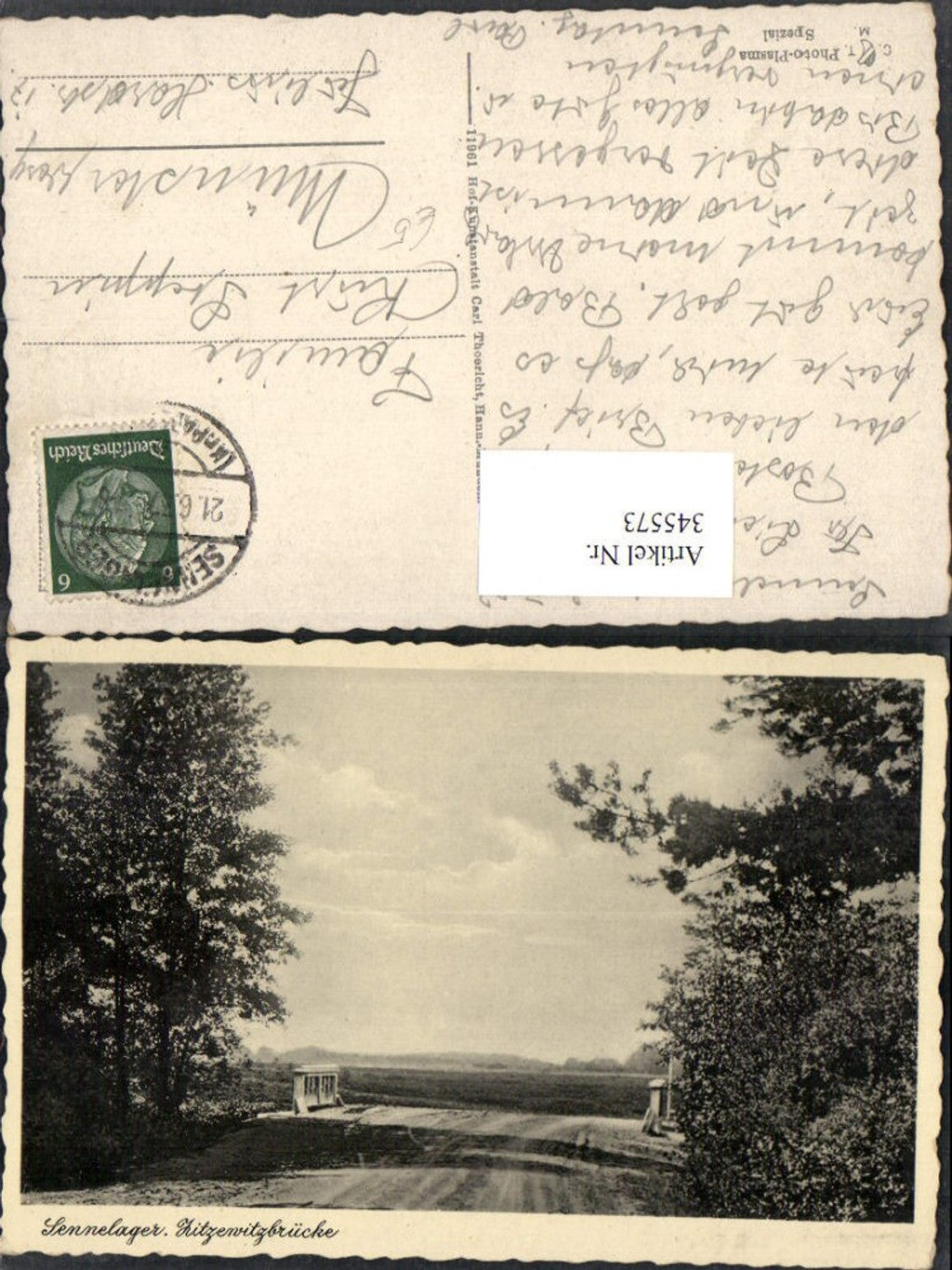 345573,Paderborn Sennelager Zitzewitzbrücke Brücke Straße