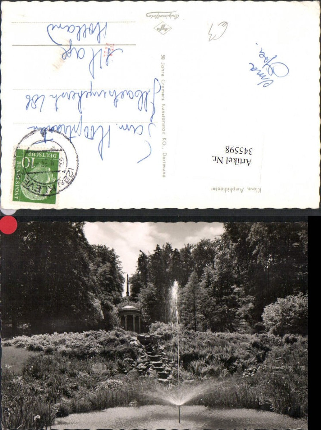 345598,Kleve Amphitheater Springbrunnen Fontäne Tempel