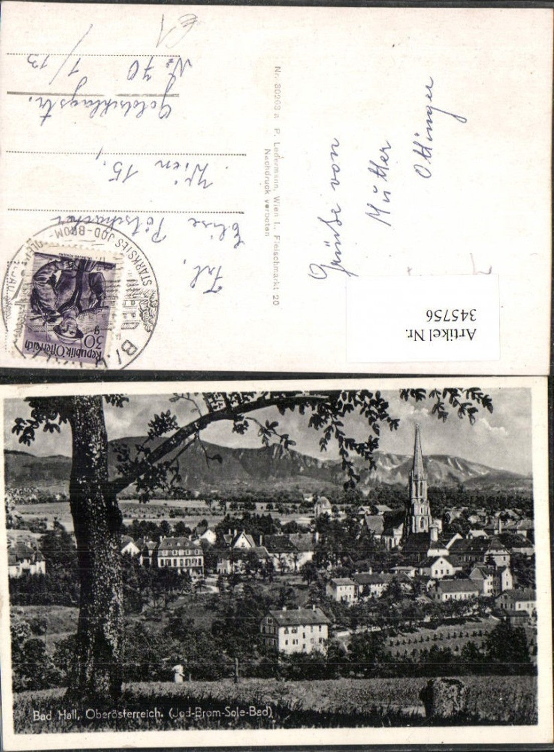 345756,Bad Hall Totale Bergkulisse