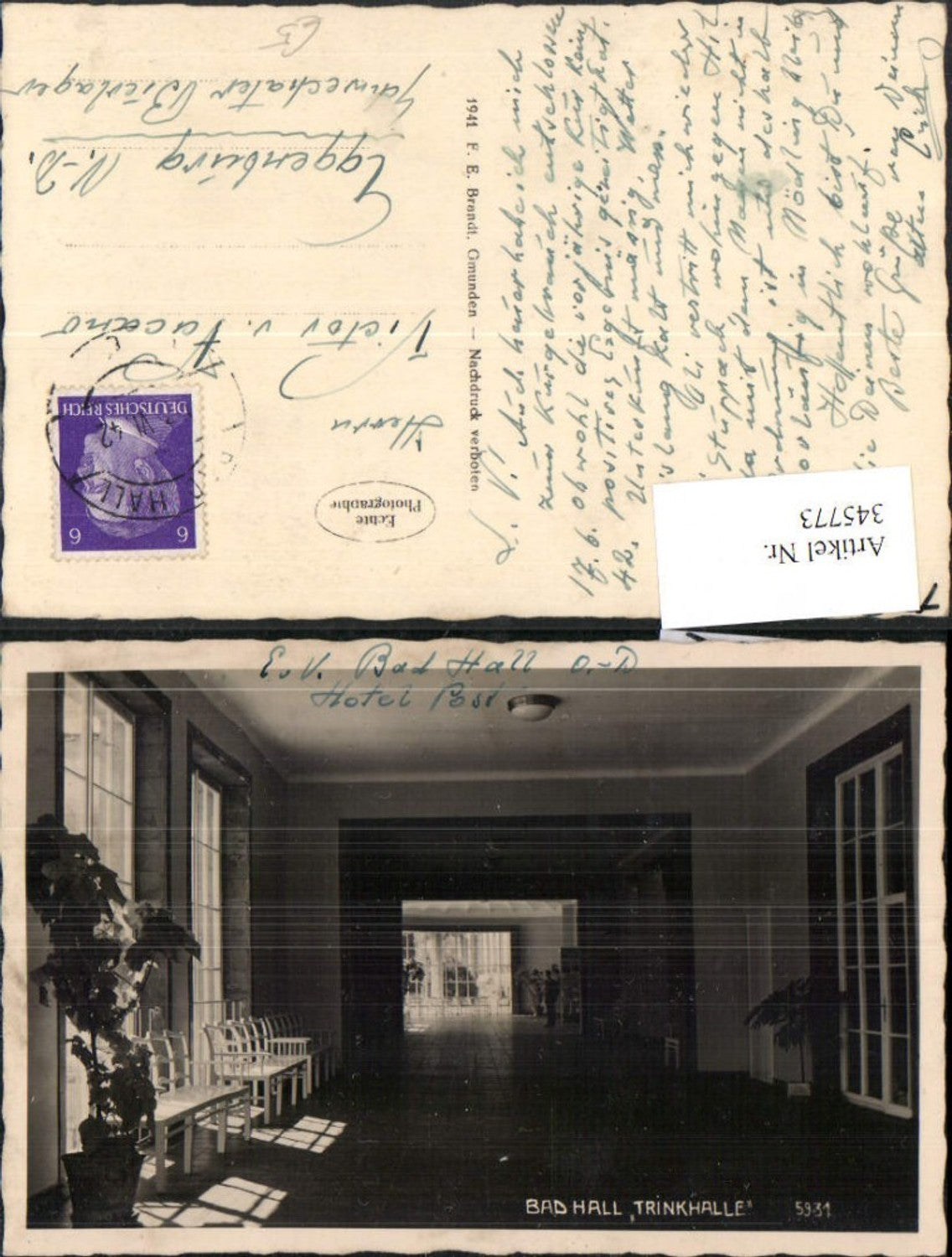 345773,Bad Hall Trinkhalle Innenansicht