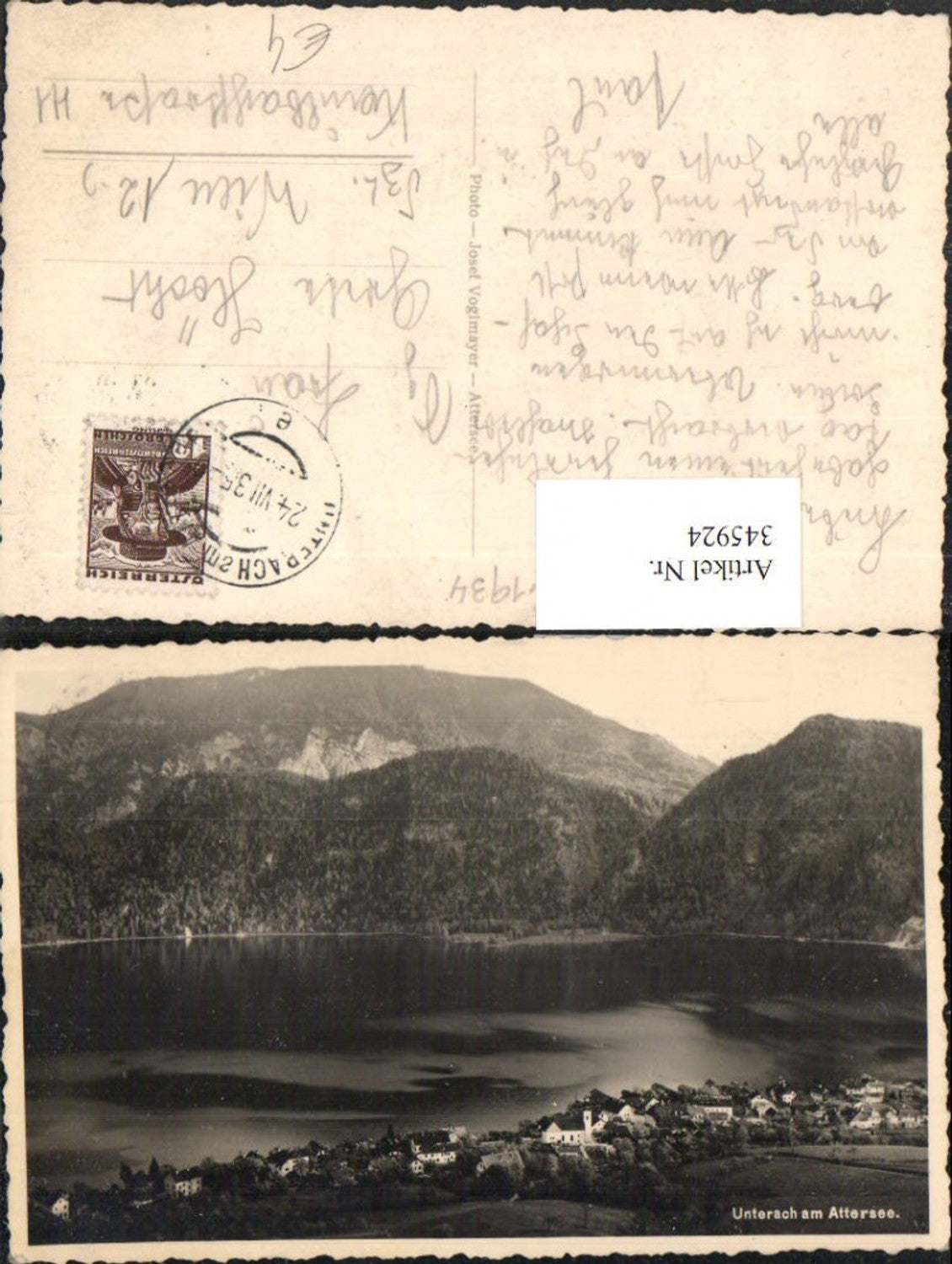 345924,Unterach am Attersee Totale Bergkulisse