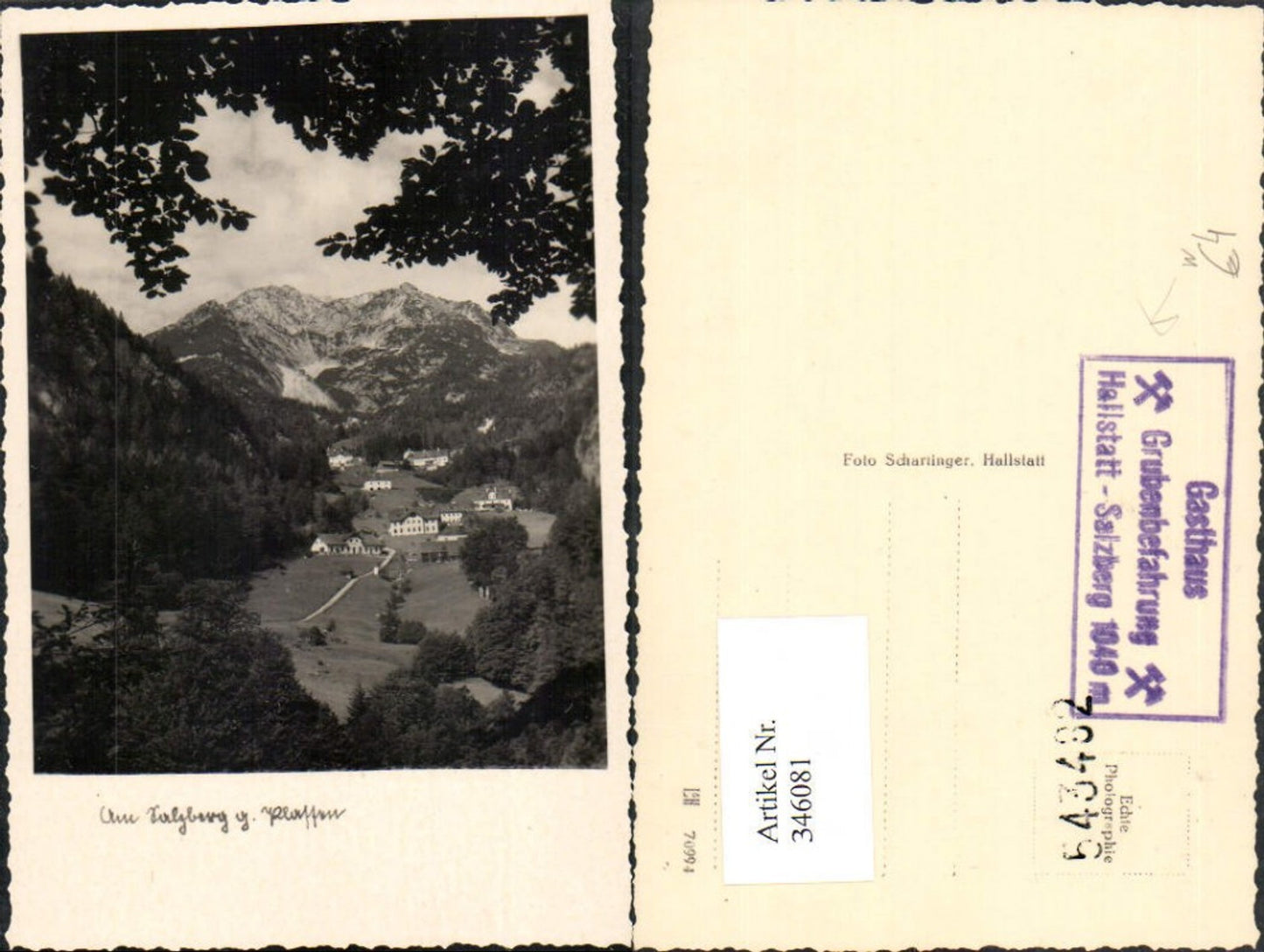 346081,Am Salzberg b. Hallstatt Bergkulisse