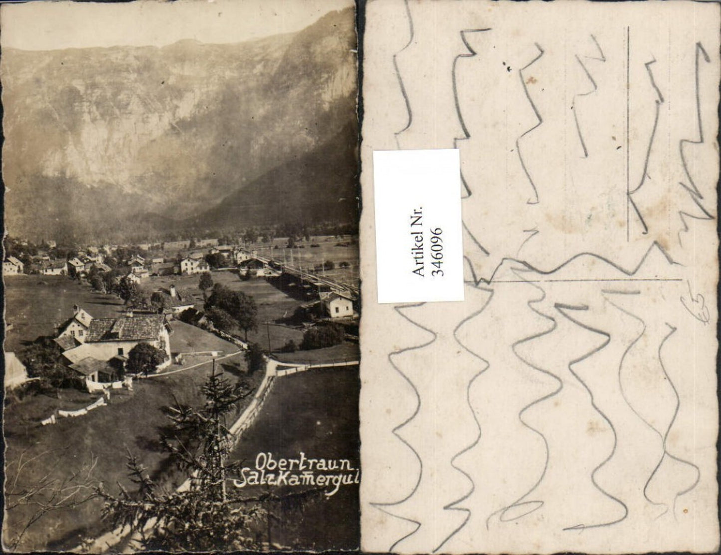 346096,Obertraun Totale Bergkulisse