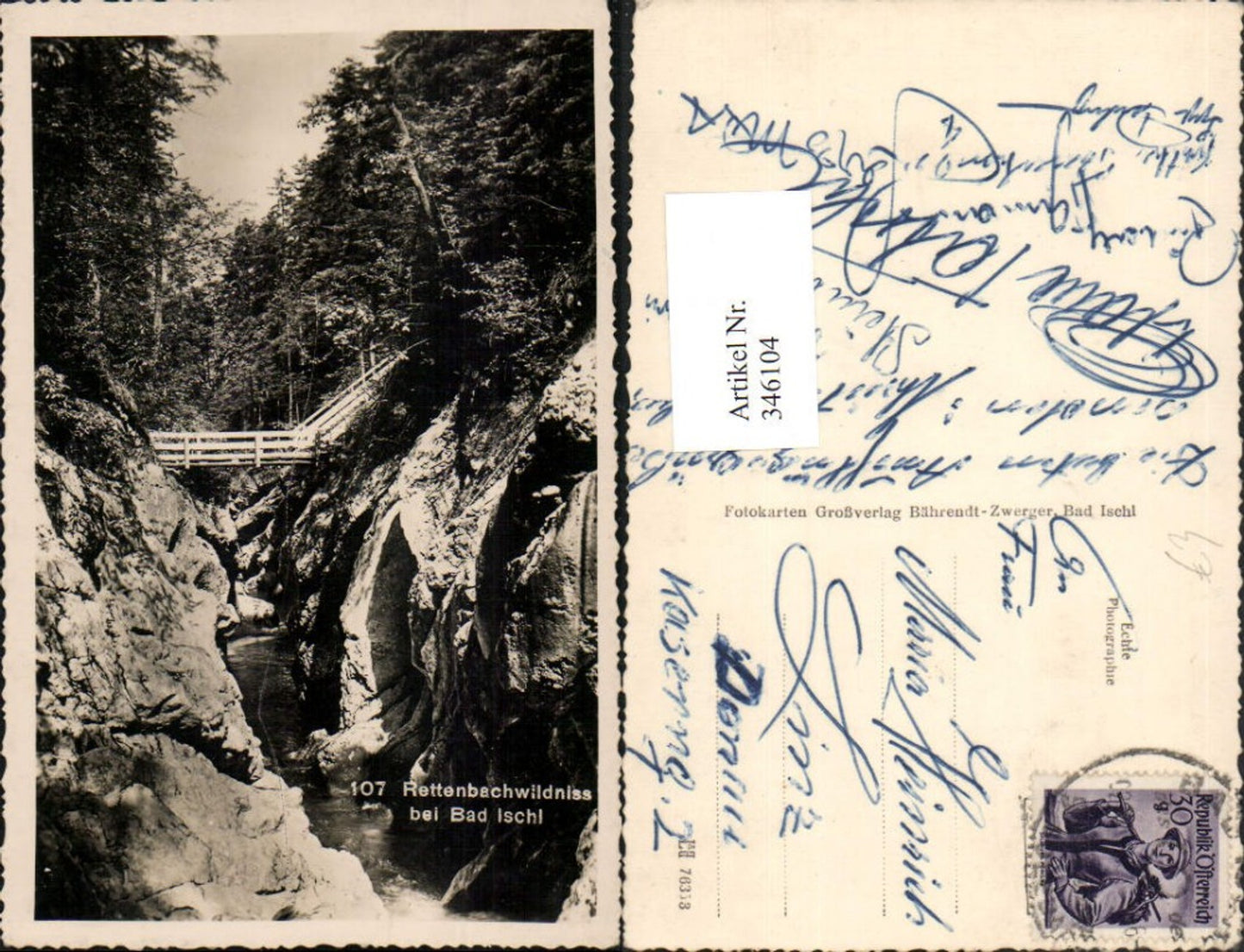 346104,Rettenbachwildnis b. Bad Ischl Brücke