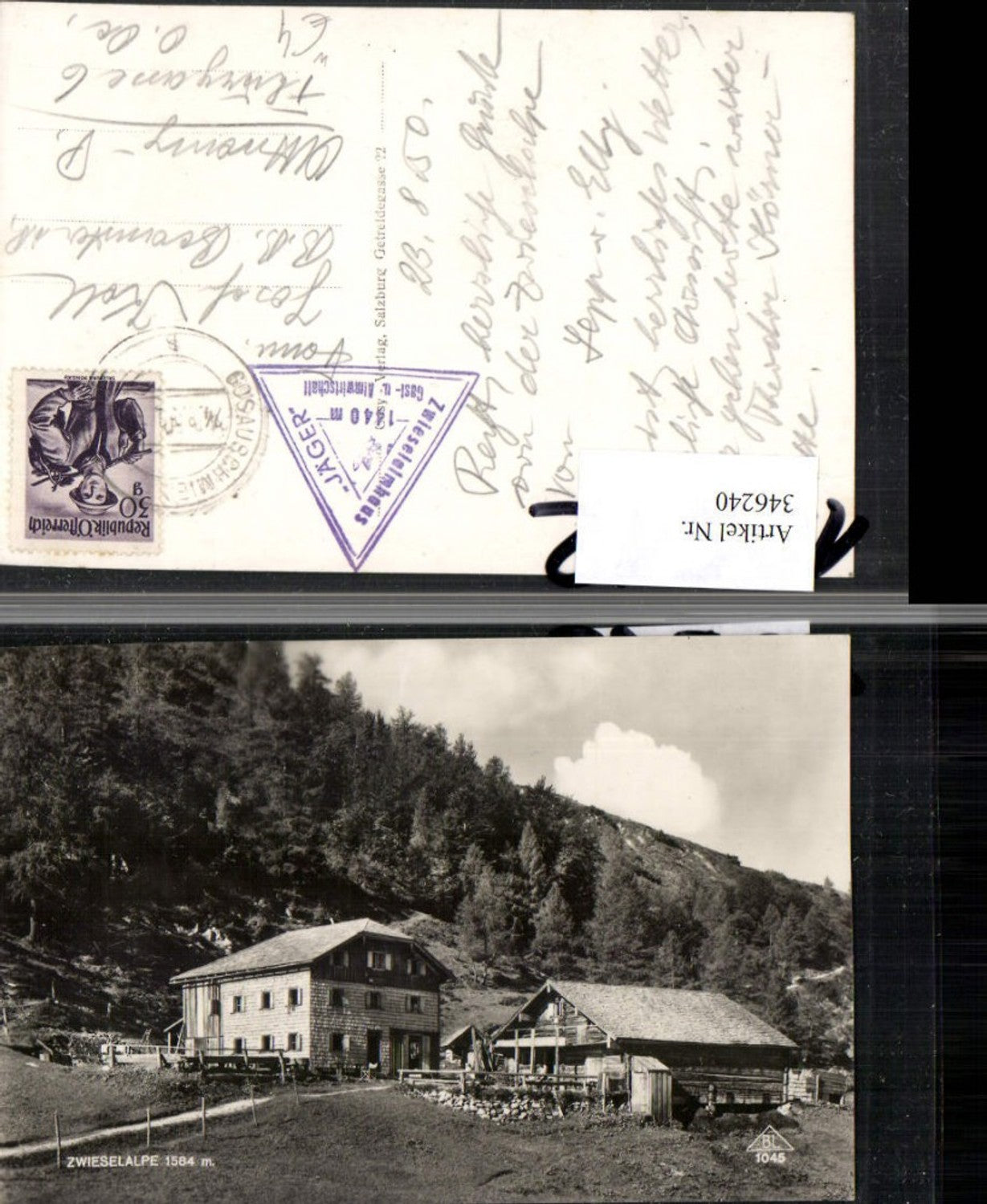 346240,Zwieselalpe Alm Berghütte b. Gosau