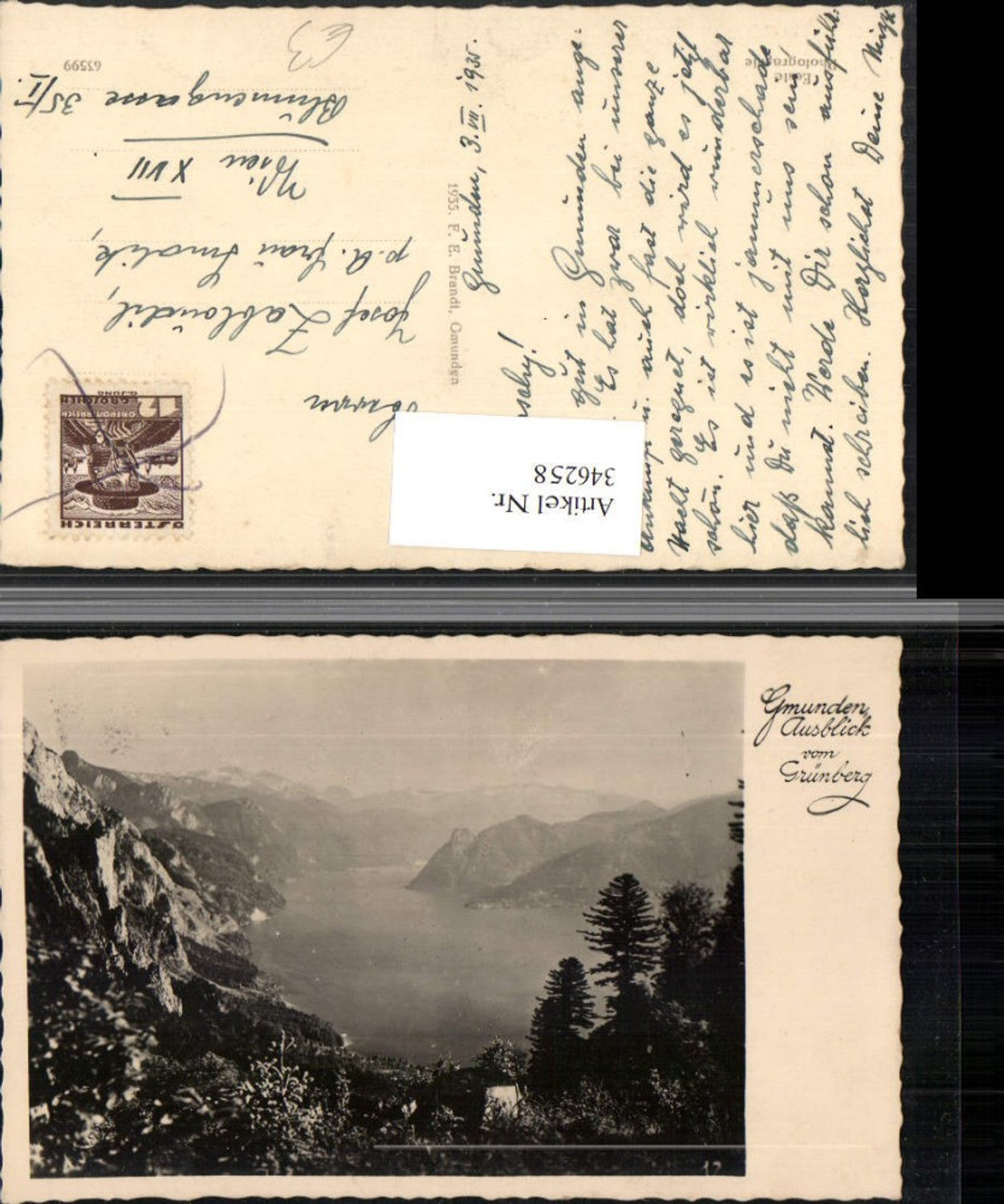 346258,Gmunden Ausblick vom Grünberg See Bergkulisse