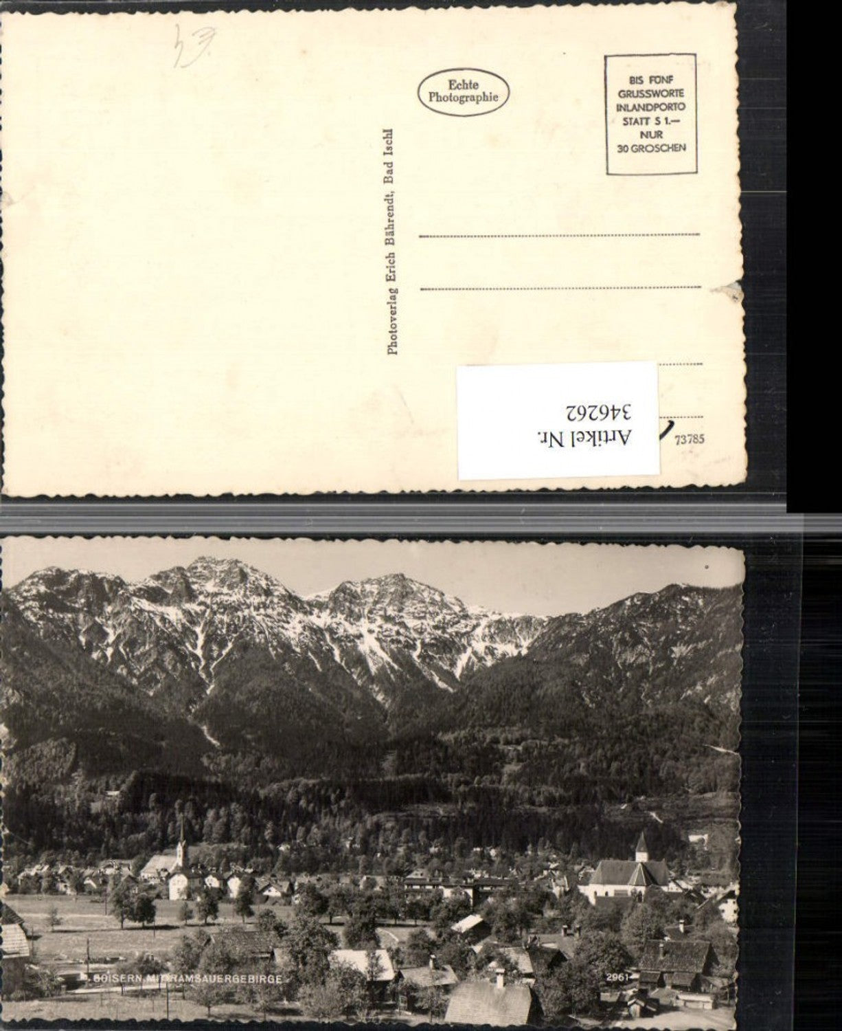 346262,Goisern Totale m. Ramsauergebirge Bergkulisse