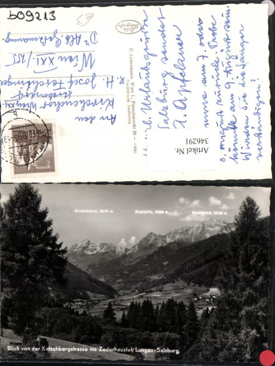 346291,Blick von d. Katschbergstraße ins Zederhaustal b. Zederhaus Bergkulisse