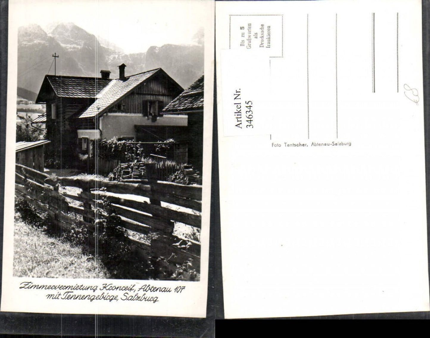 346345,Abtenau Zimmervermietung Kronreif Bergkulisse