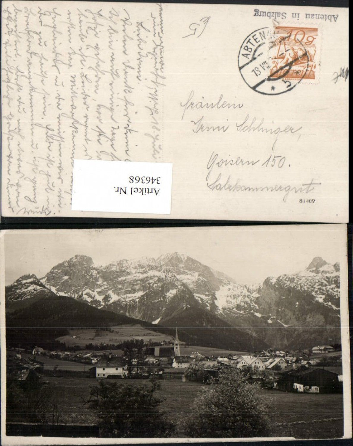 346368,Abtenau Totale Bergkulisse