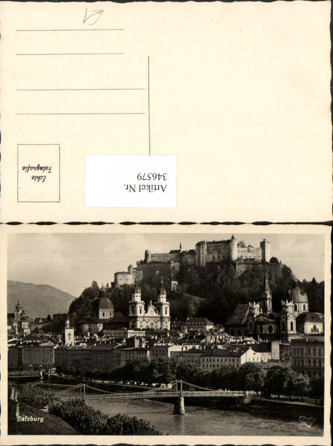 346579, Salzburg Partial view of bridge with fortress pub Cosy