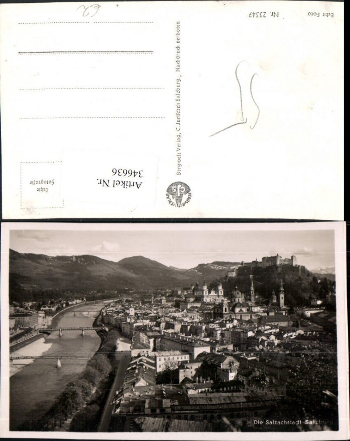 346636,Salzburg Totale m. Festung