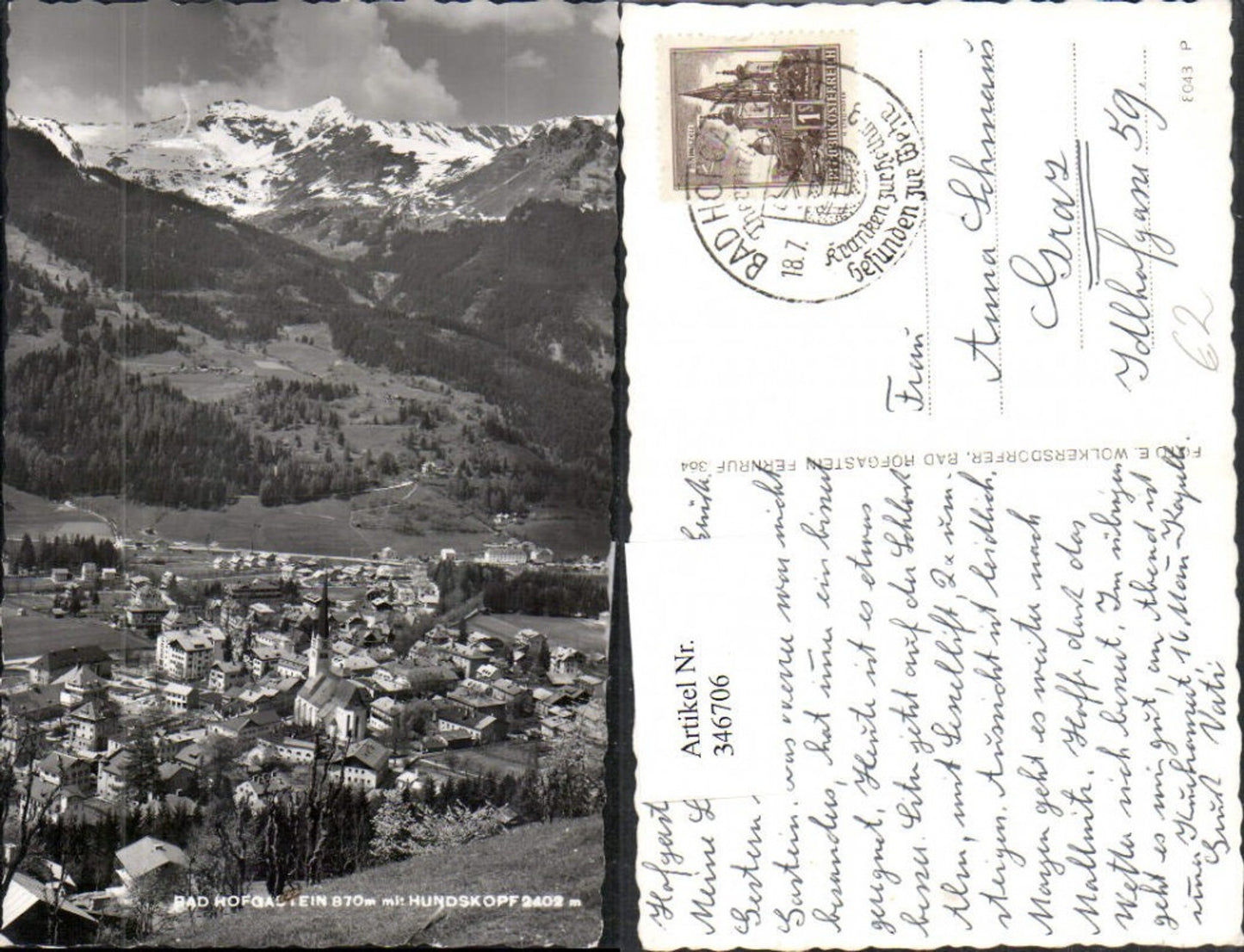 Alte Ansichtskarte – Old Postcard