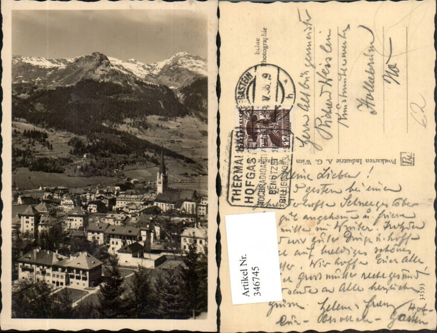 Alte Ansichtskarte – Old Postcard