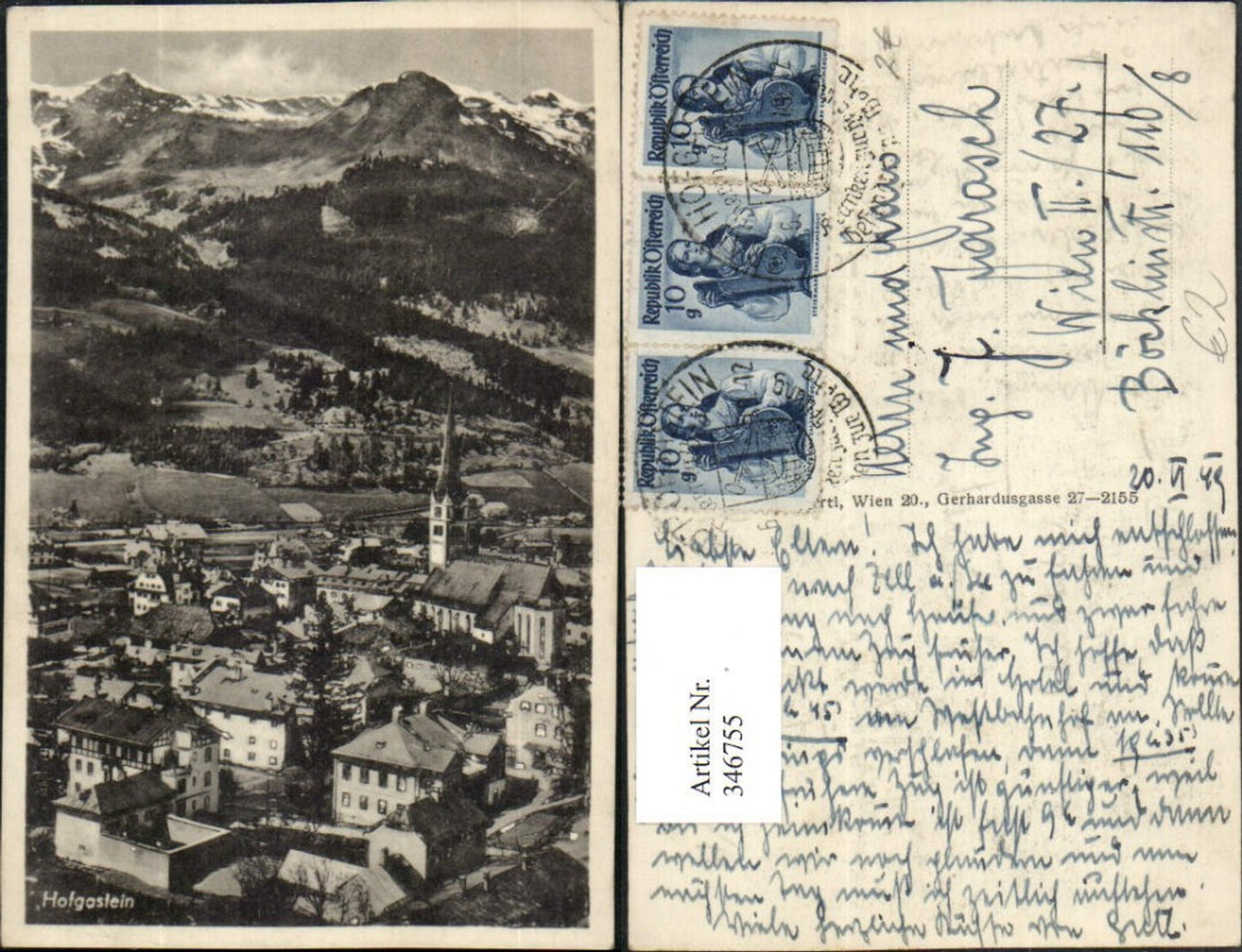 Alte Ansichtskarte – Old Postcard
