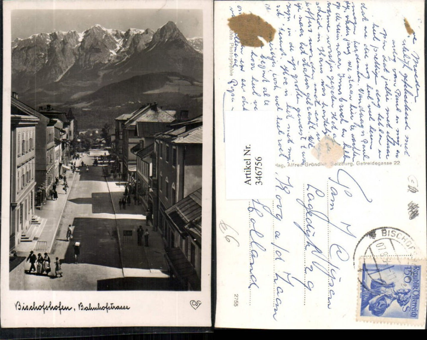 Alte Ansichtskarte – Old Postcard