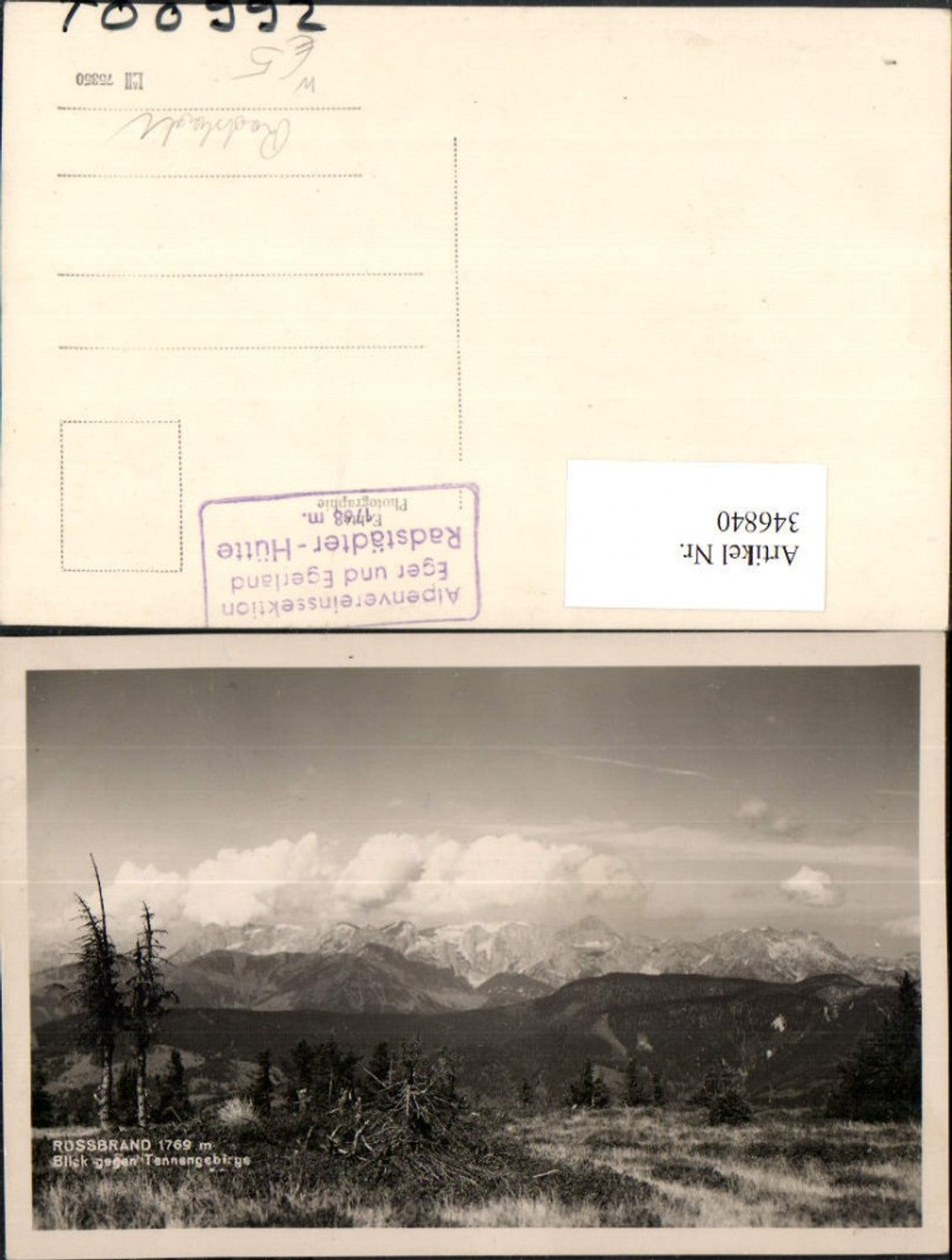 Alte Ansichtskarte – Old Postcard