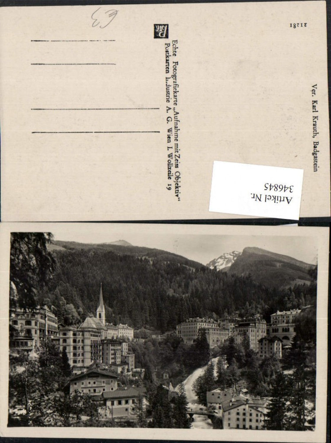 Alte Ansichtskarte – Old Postcard