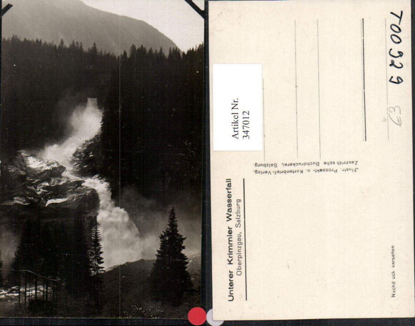 347012,Unterer Krimmler Wasserfall b. Krimml