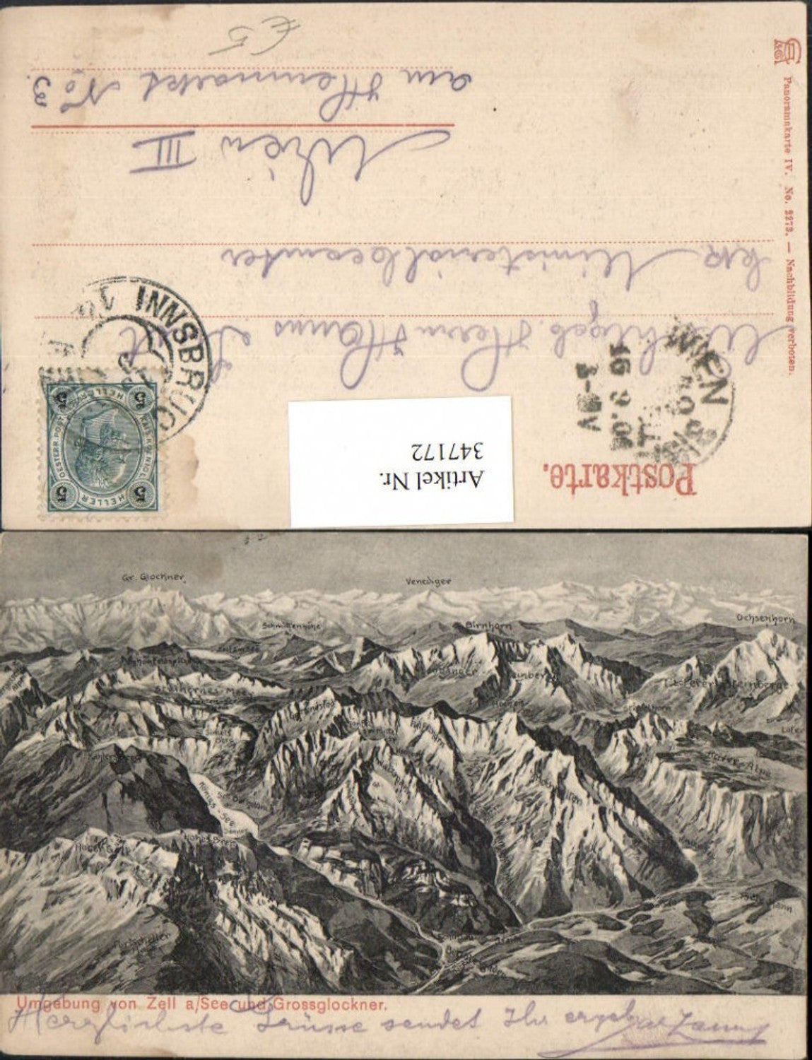 347172,Umgebung von Zell am See u. Großglockner Bergkulisse