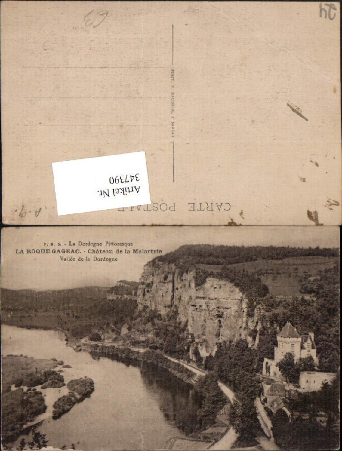 347390,Aquitanien Dordogne La Roque Gageac Chateau de la Malartrie Schloss
