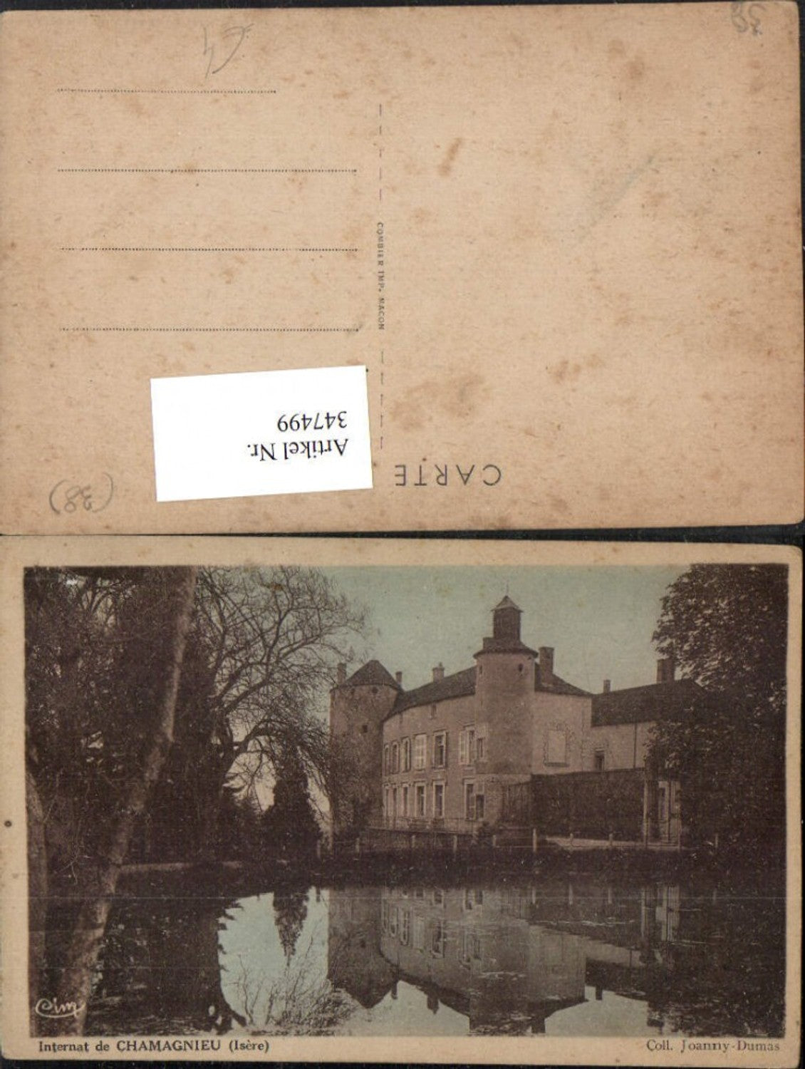 347499,Rhone-Alpes Isere Internat de Chamagnieu Gebäude