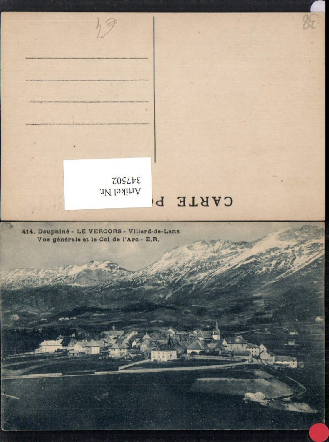 347502,Rhone-Alpes Isere Dauphine Le Vercors Villard-de-Lans Col de l'Arc Totale Bergkulisse